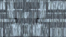 Lignes Abstraction en gris bleu sur Mad Dog Art