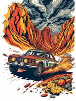 Retro Car Offroad