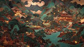 picturesque Japanese art