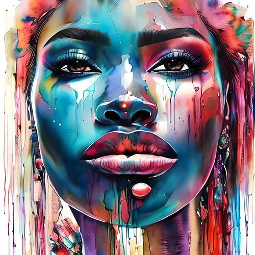 Portrait einer Afrikanerin