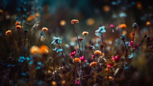 Fleurs des champs colorées No 3