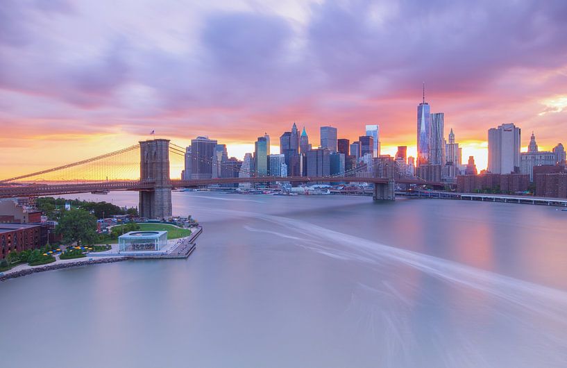New York City - Brooklyn Bridge - USA by Marcel Kerdijk