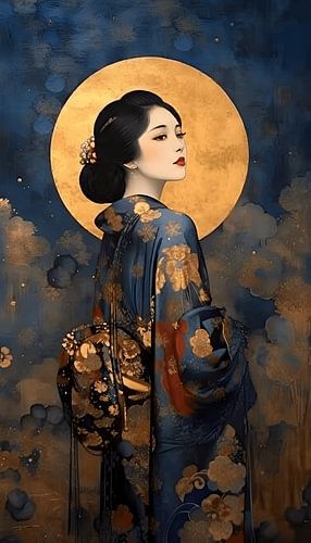 Onder de maan geisha
