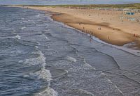 Vue sur la plage de Scheveningen
