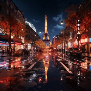 Paris at night