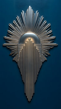 De Gouden Wolkenkrabber - Architecturaal Neo Deco Abstract