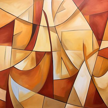Geometrie | Abstract Art van Abstract Schilderij