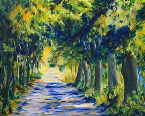 Mustitzer Allee auf der Insel Rügen