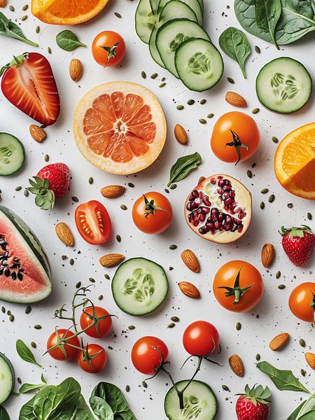 Fruits and veggies by haroulita