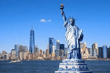 Freedom in Delft blue