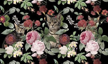 About Cats & Flowers von Marja van den Hurk