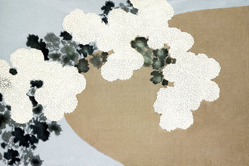 Japan bloemen van Mad Dog Art