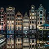 Damrak at night by Rene Siebring