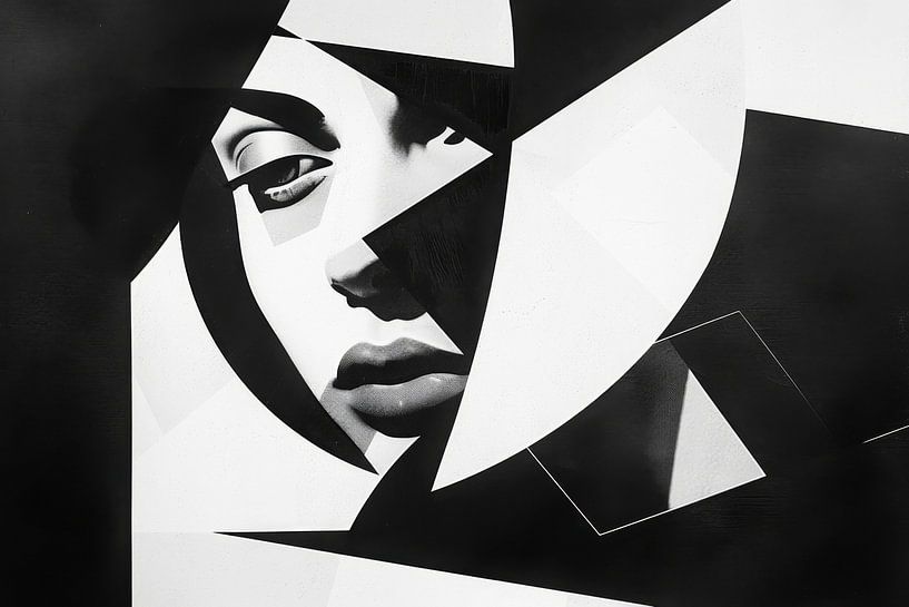 Frauenporträt von Poster Art Shop