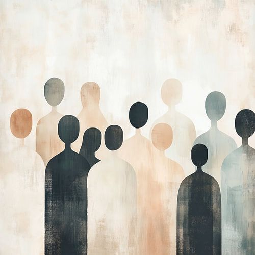 Abstract Human Silhouettes by Bert Nijholt