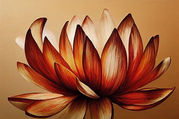 Lotus bloem van Bert Nijholt