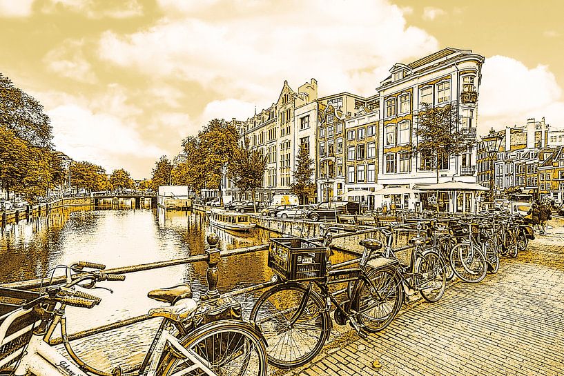 Golden Amsterdam by Hendrik-Jan Kornelis