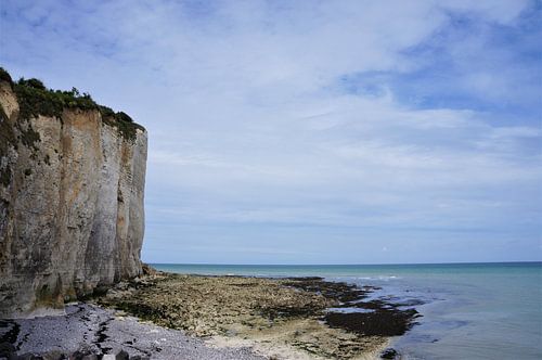 Cliffs at the coast of Normandy
