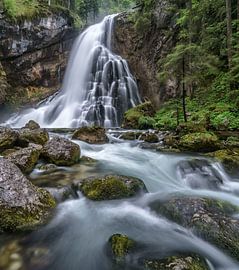 Cascade de Gollinger dans le Salzburger Land sur Achim Thomae Photography