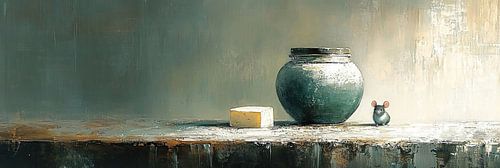 Stilleven | Little Mouse, Big Pot
