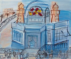 Raoul Dufy - Das Casino von Nizza mit den Stühlen (1948-1949)