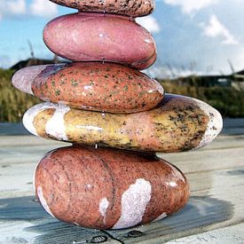 Hoch hinaus - Steinturm 02 von Kerstin Franz