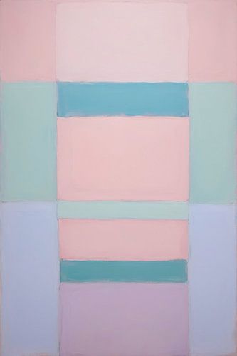 L'harmonie des blocs pastel