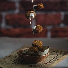 Delicious Magical Floating Falafel by butfirstsalt