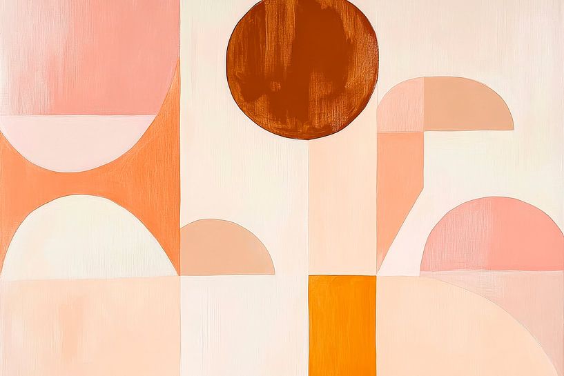 Abstract geometric composition by Poster Art Shop