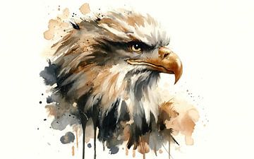 Majestic Eagle Zijprofiel van Chromatic Fusion Studio