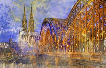 Cologne cathedral abstract by Marion Tenbergen