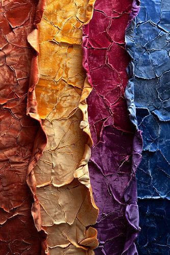 Abstrait avec des couleurs et des textures vibrantes
