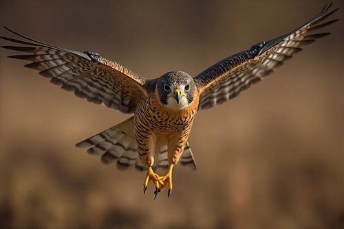 De valk van het beslissende moment