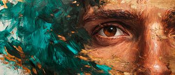 Moment of intensity - play of colours by Poster Art Shop