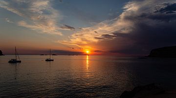 Sonnenuntergang auf Ibiza von Berdien Hulsdouw