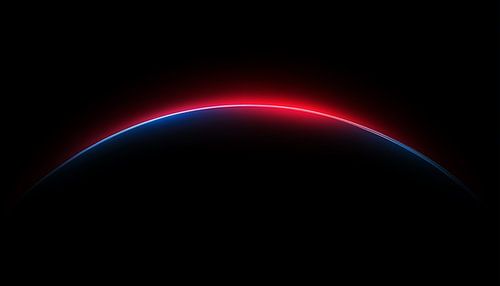 Kleurrijke boog halfrond panorama