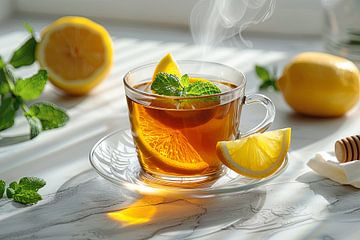 tasse de thé au citron sur Egon Zitter