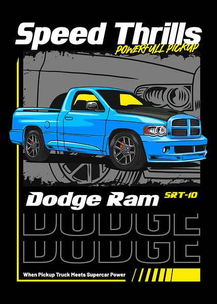 Dodge Ram SRT-10 Muscle Car by Adam Khabibi