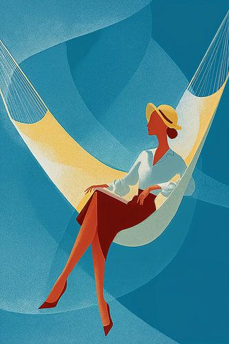 Relaxen in Zomers Blauw no.3