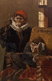De tandentrekker, Charles Verlat, 1879 van Atelier Liesjes