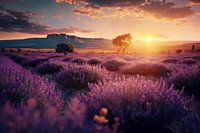 Lavender field in Provence.