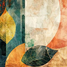 Feuilles colorées sur Studio des Fleurs