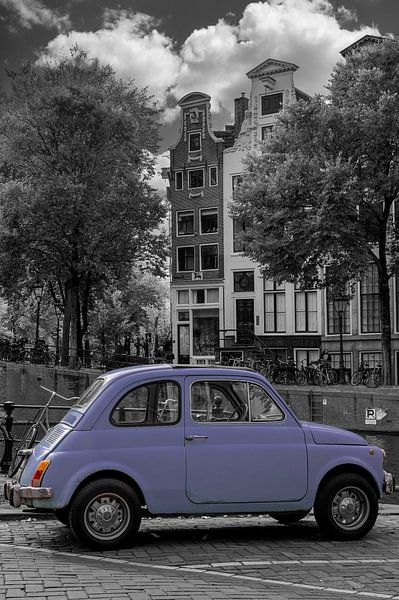 Oldtimer Fiat 500 Oldtimer in Amsterdam von Foto Amsterdam/ Peter Bartelings