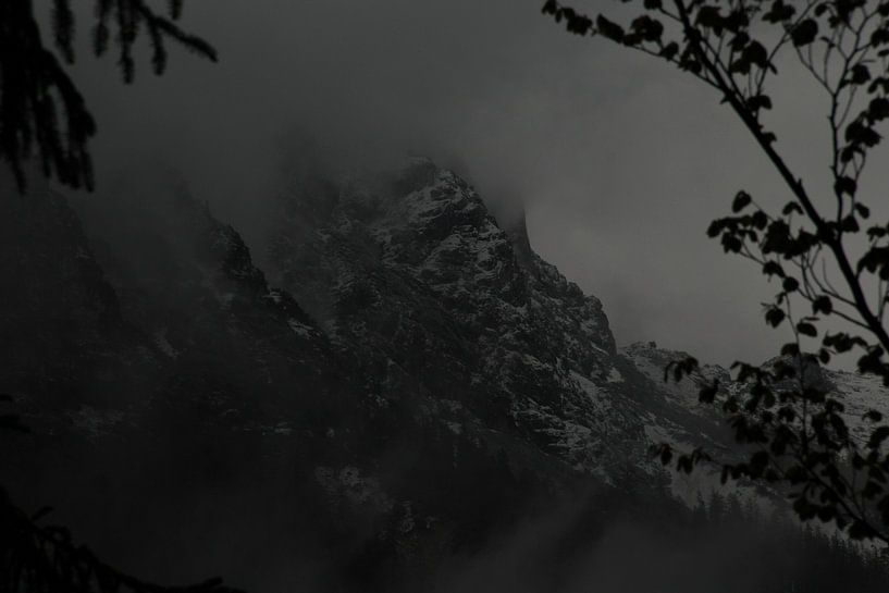 Austrian mountains in the fog by Blackbird PhotoGrafie