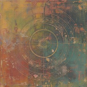Wabi-Sabi-Serie: Industrielle Abstraktion in verwitterten Farben