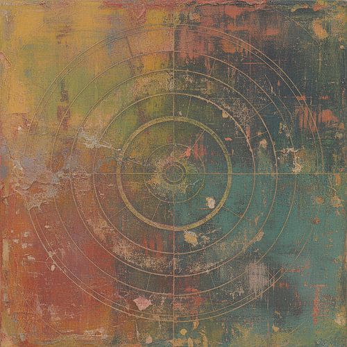 Wabi-Sabi serie: Industrieel abstract in verweerde kleuren