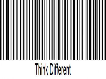 Code-barres I - Think Different sur Maurice Dawson