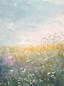 Landschaft im Monet-Stil | Felder | Impressionismus