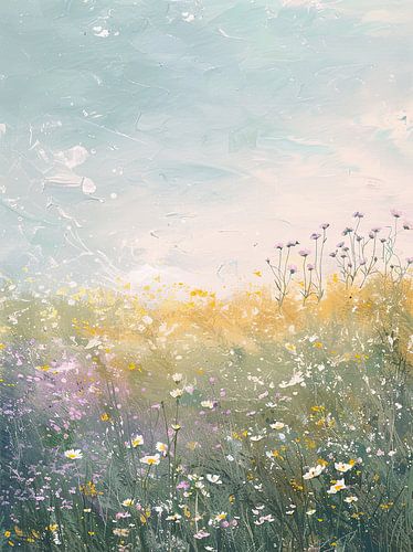 Landschaft im Monet-Stil | Felder | Impressionismus