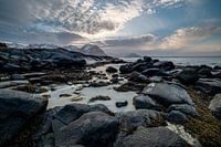 Kust van Lofoten Noorwegen